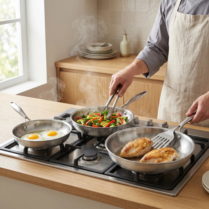 La Tribu casseroles inox 304 sans PFAS