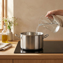 Faitout inox 8L - Fond plat compatible induction