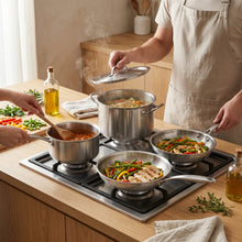 Poele inox 24cm et 28cm - Bundle Le Carre